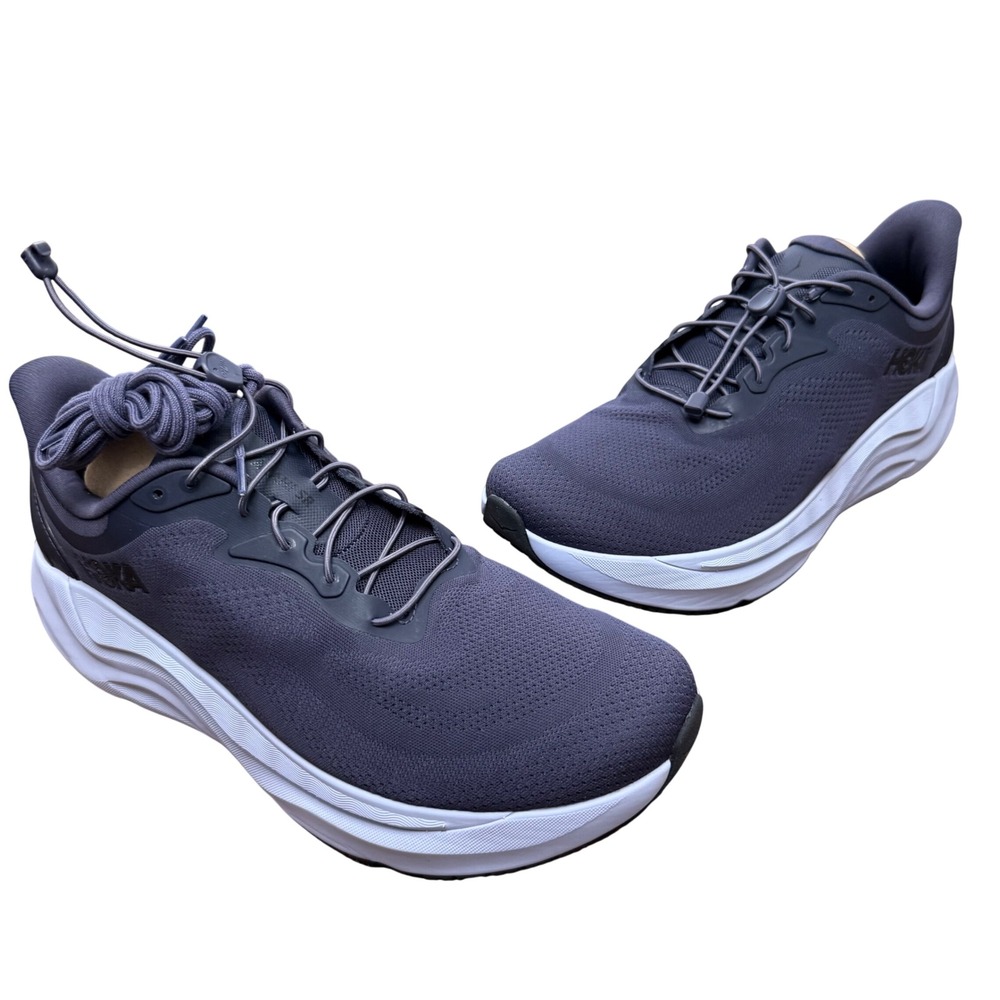 Hoka Arahi SR Sneakers Women Size 12 Shadow Dark Gull Gray Slip Resistant
